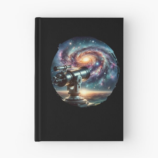 Item preview, "Stargazer's Window - Telescope Gazing into the Galaxy" designed and sold by ChromaticBlend.