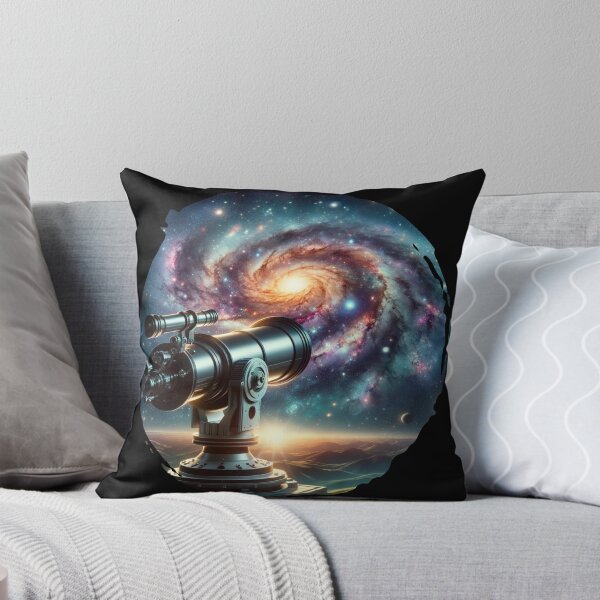 Item preview, "Stargazer's Window - Telescope Gazing into the Galaxy" designed and sold by ChromaticBlend.