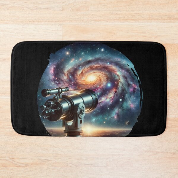 Item preview, "Stargazer's Window - Telescope Gazing into the Galaxy" designed and sold by ChromaticBlend.