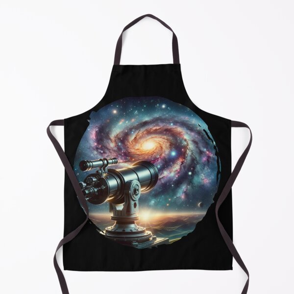 Item preview, "Stargazer's Window - Telescope Gazing into the Galaxy" designed and sold by ChromaticBlend.