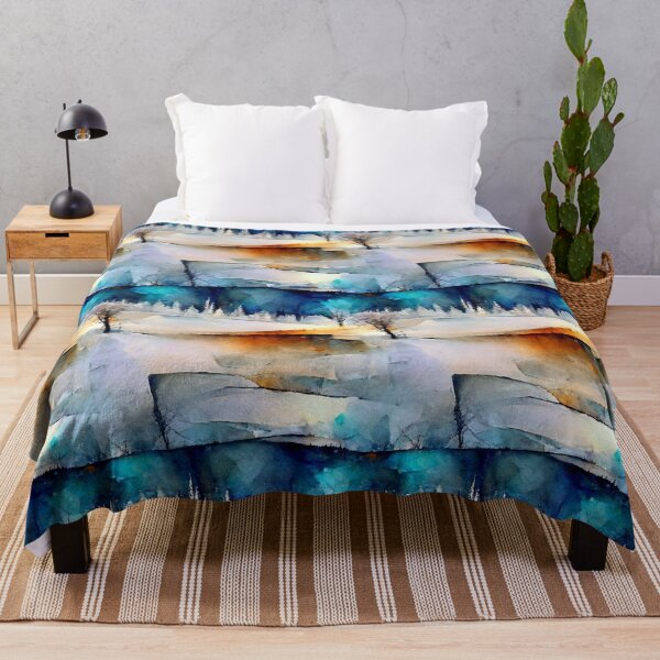 Item preview, Wineth - Abstract Winter Landscape (6/16) designed and sold by sabantha.