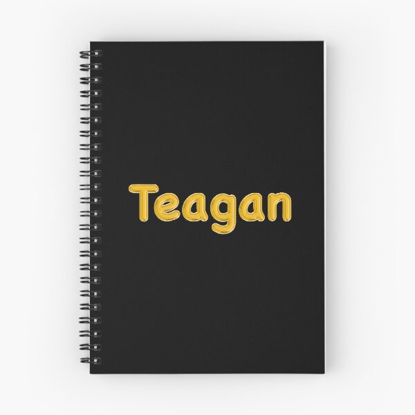 Item preview, Golden Balloon Teagan Name Label (Black) designed and sold by NormadWorld.