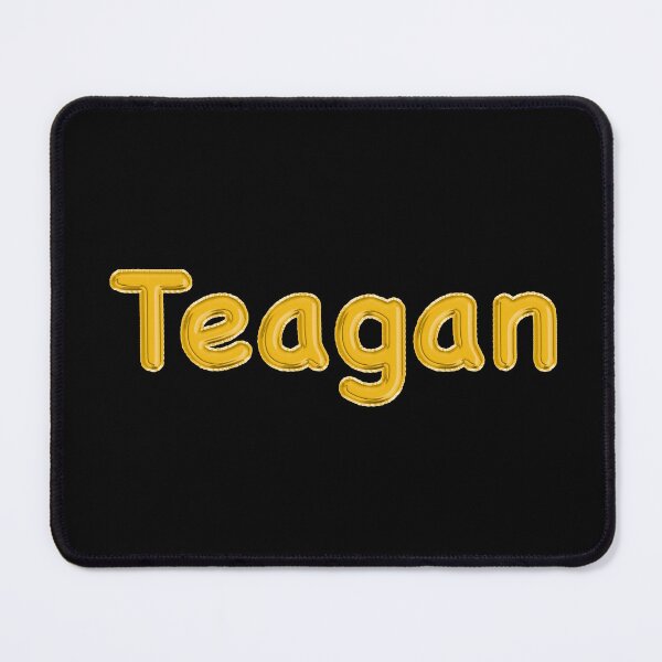 Item preview, Golden Balloon Teagan Name Label (Black) designed and sold by NormadWorld.