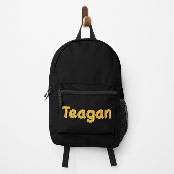 Item preview, Golden Balloon Teagan Name Label (Black) designed and sold by NormadWorld.