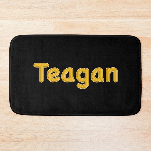 Item preview, Golden Balloon Teagan Name Label (Black) designed and sold by NormadWorld.