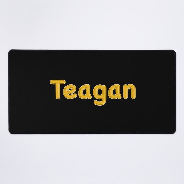 Item preview, Golden Balloon Teagan Name Label (Black) designed and sold by NormadWorld.