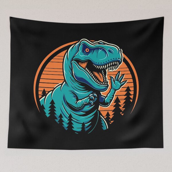 Item preview, Friendly T-Rex Waving  designed and sold by Pattern-Parade.