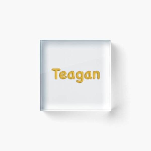 Item preview, Golden Balloon Teagan Name Label designed and sold by NormadWorld.