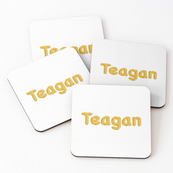 Item preview, Golden Balloon Teagan Name Label designed and sold by NormadWorld.