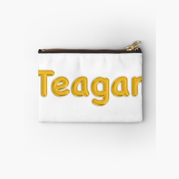Item preview, Golden Balloon Teagan Name Label designed and sold by NormadWorld.