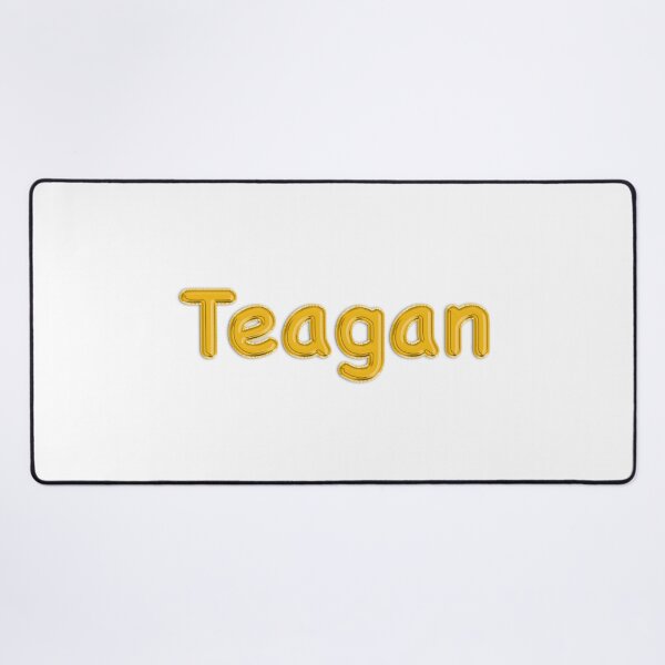 Item preview, Golden Balloon Teagan Name Label designed and sold by NormadWorld.