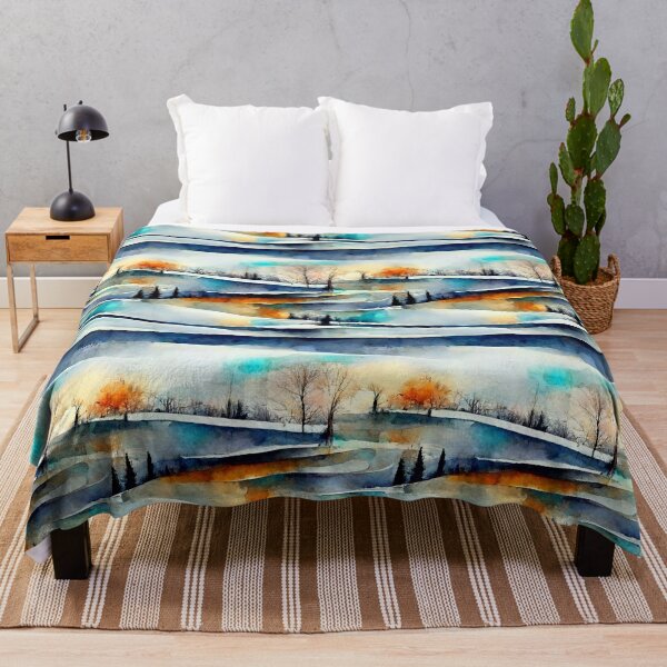 Item preview, Wineth - Abstract Winter Landscape (8/16) designed and sold by sabantha.