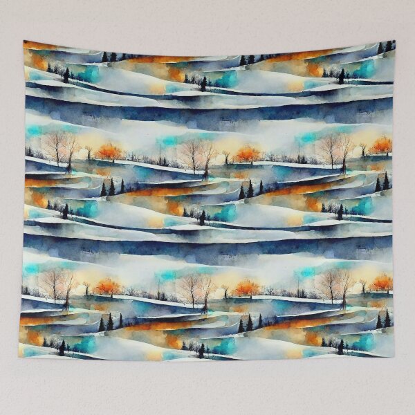 Item preview, Wineth - Abstract Winter Landscape (8/16) designed and sold by sabantha.