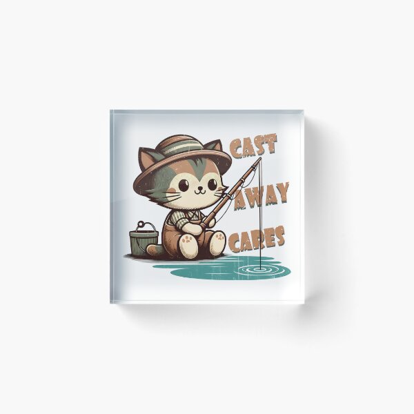 Item preview, Fisherman Cat - Cast Away Tears designed and sold by İlker Berk Ergan.