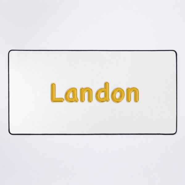 Item preview, Golden Balloon Landon Name Label designed and sold by NormadWorld.