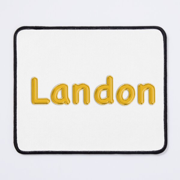Item preview, Golden Balloon Landon Name Label designed and sold by NormadWorld.