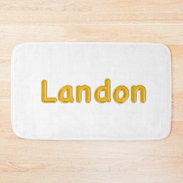 Item preview, Golden Balloon Landon Name Label designed and sold by NormadWorld.