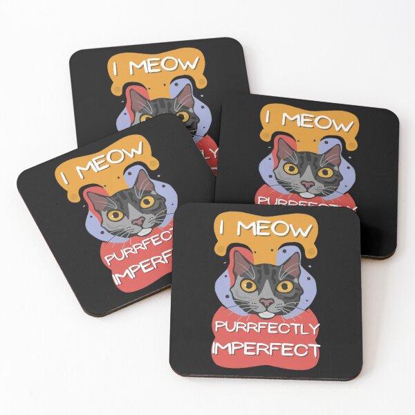 Item preview, Purrfectly imperfect funny gift for cat lovers.  designed and sold by Suhy.