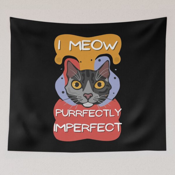 Item preview, Purrfectly imperfect funny gift for cat lovers.  designed and sold by Suhy.