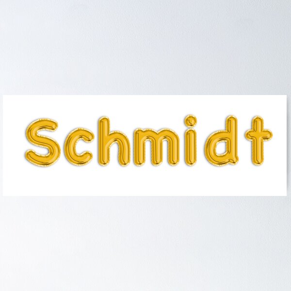 Item preview, Golden Balloon Schmidt Name Label designed and sold by NormadWorld.