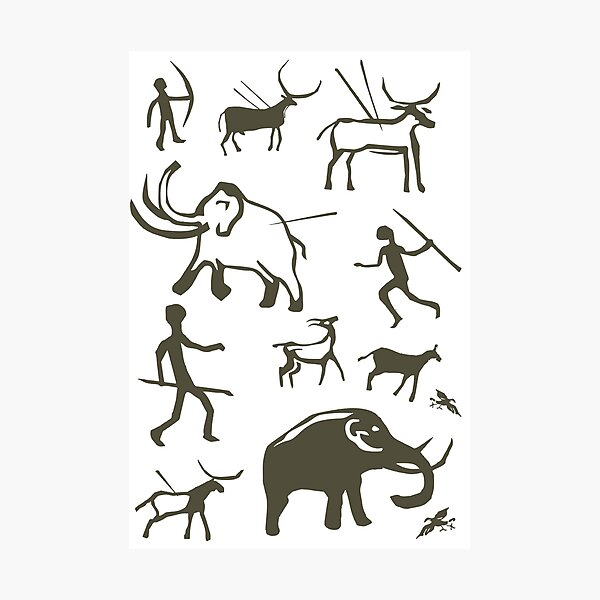 Artikelvorschau, JAGDTIERE NOMADISCHES ALTES MUSTER entworfen und verkauft von Lovesicker.