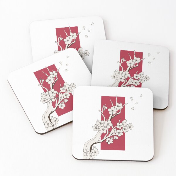 Item preview, Japanese style. Sakura Red and beige colors designed and sold by coollooc-piece.