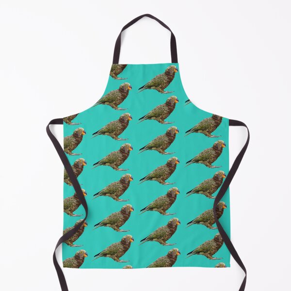 Item preview, K is for Kea,Kea – Intelligent Alpine Parrot of New Zealand Illustration designed and sold by PrettylittlepastelUk.