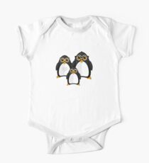 Penguin Family One Piece - Short Sleeve