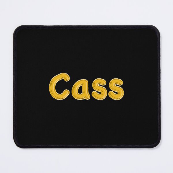Item preview, Golden Balloon Cass Name Label (Black) designed and sold by NormadWorld.