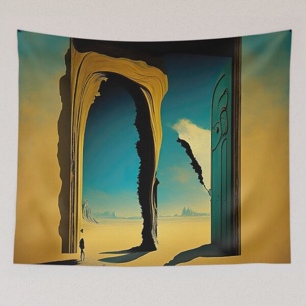 Item preview, [AI Art] “EXIT”, inspired by the works of a surrealist master designed and sold by Sissle.