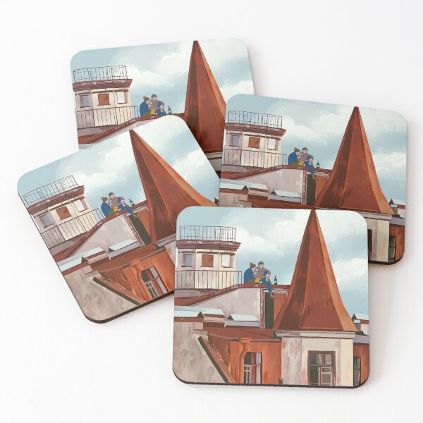 Item preview, Wine drinking on the roof designed and sold by Ekaterina Khozatskaya.