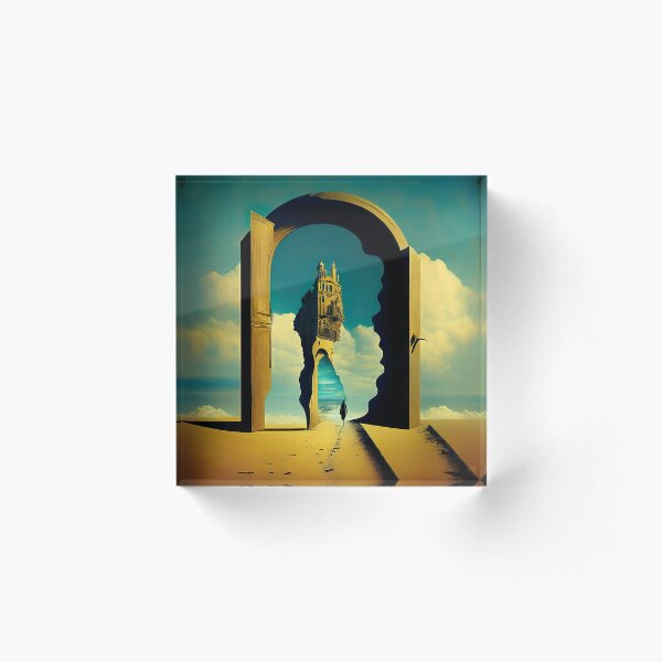 Item preview, [AI Art] “EXIT”, inspirada en las obras de un maestro surrealista designed and sold by Sissle.