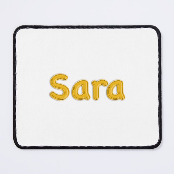Item preview, Golden Balloon Sara Name Label designed and sold by NormadWorld.