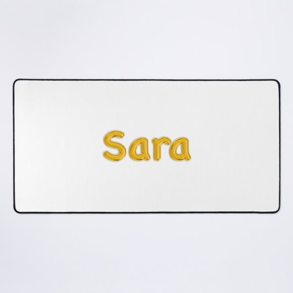 Item preview, Golden Balloon Sara Name Label designed and sold by NormadWorld.
