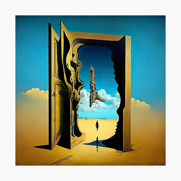 Artikelvorschau, [KI-Kunst] „EXIT“, inspiriert von den Werken eines surrealistischen Meisters entworfen und verkauft von Sissle.