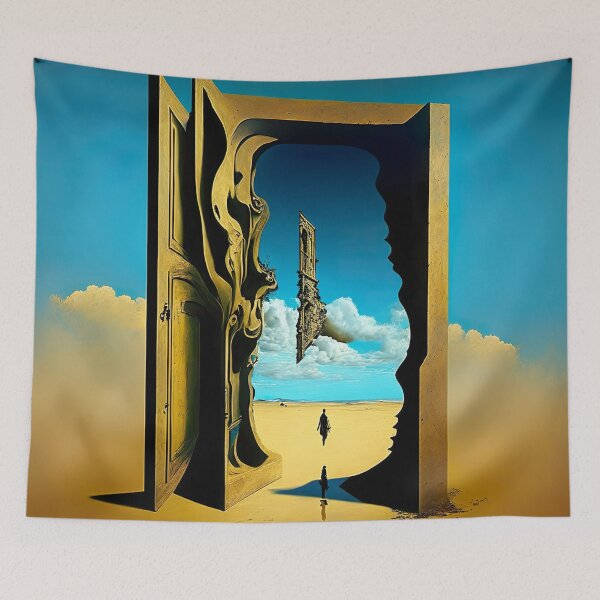 Item preview, [AI Art] “EXIT”, inspired by the works of a surrealist master designed and sold by Sissle.