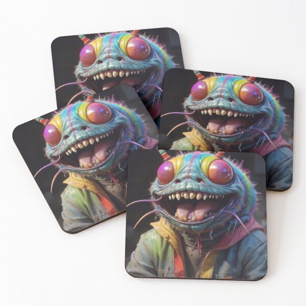 Item preview, The Alien Rainbow Caterpillar designed and sold by TheArtOfPat.