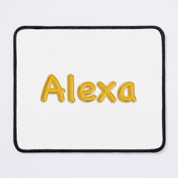 Item preview, Golden Balloon Alexa Name Label designed and sold by NormadWorld.