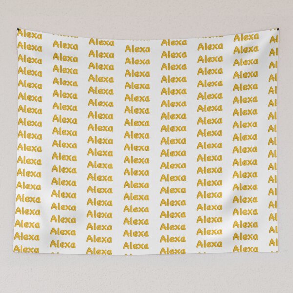 Item preview, Golden Balloon Alexa Name Label designed and sold by NormadWorld.