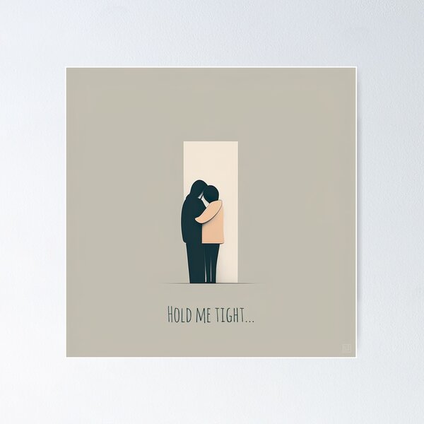 Item preview, [AI Art] Hold me tight, Minimal Art Style designed and sold by Sissle.