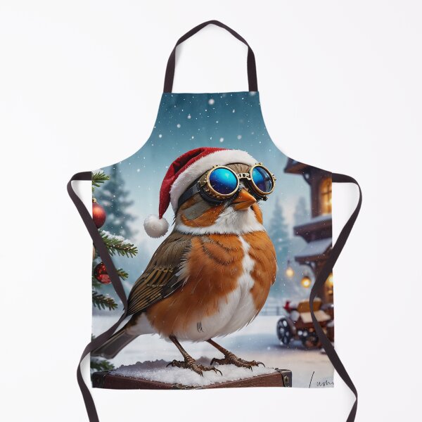 Item preview, Cool steampunk Christmas Robin designed and sold by Luminathek.