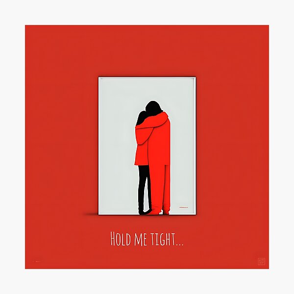 Item preview, [AI Art] Hold me tight, Minimal Art Style designed and sold by Sissle.