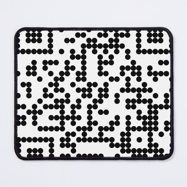 Item preview, RickRoll NEVER GONNA GIVE YOU UP Dotted QR Code Sticker designed and sold by tinyindiangirl.