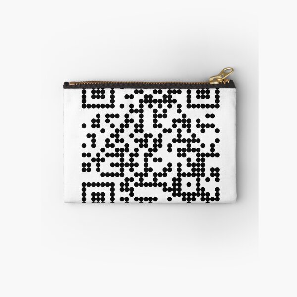 Item preview, RickRoll NEVER GONNA GIVE YOU UP Dotted QR Code Sticker designed and sold by tinyindiangirl.