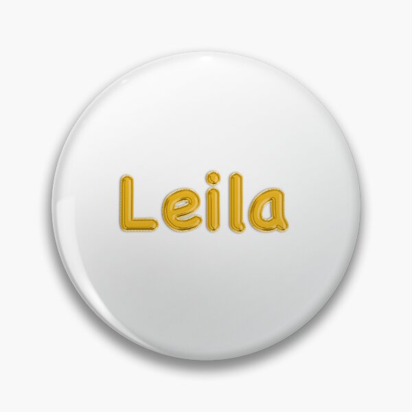 Item preview, Golden Balloon Leila Name Label  designed and sold by NormadWorld.