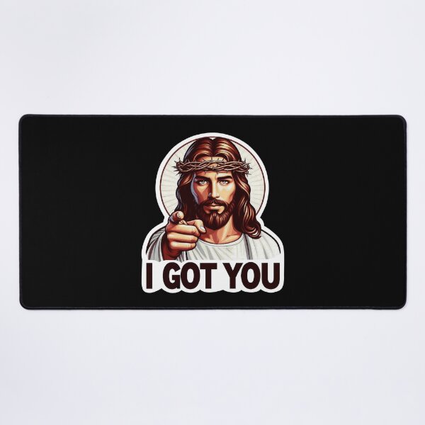 Item preview, I GOT YOU meme Jesus Christ Crown of Thorns designed and sold by plushism.