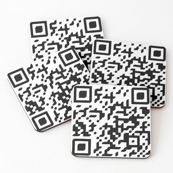 Item preview, RickRoll - Never Gonna Give You Up Music Video 3D QR Code designed and sold by tinyindiangirl.