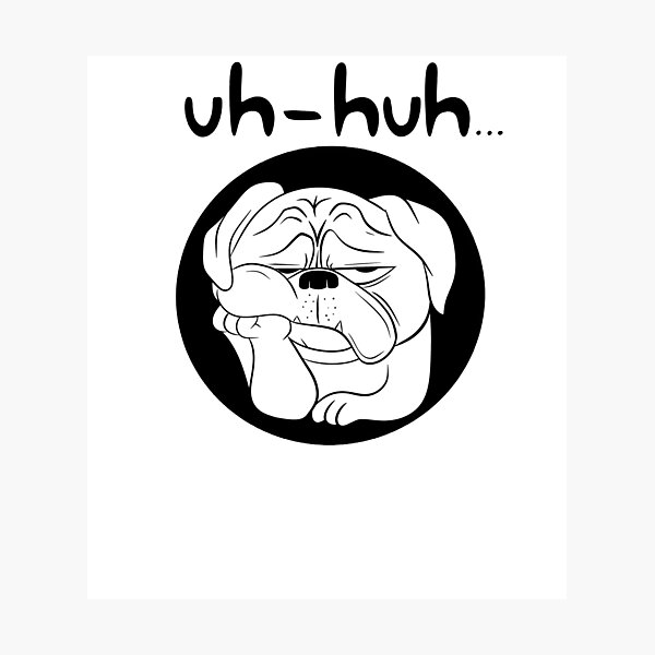 Item preview, bored pug designed and sold by KrustyKrafty.