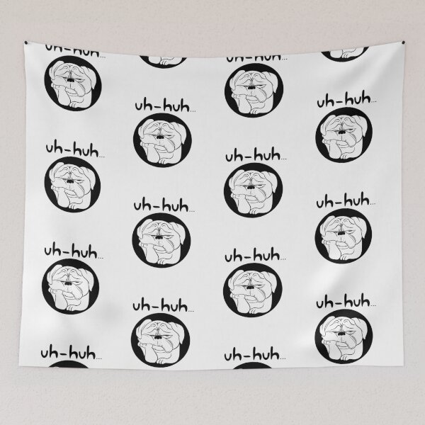 Item preview, bored pug designed and sold by KrustyKrafty.