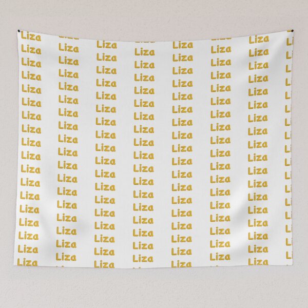 Item preview, Golden Balloon Liza Name Label  designed and sold by NormadWorld.